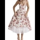thumbnail image 1 of Vestidos de Invitada de Boda para Mujer, con Tirantes Finos, Corsé, para Fiesta de , con Encaje Floral, Vestidos Largos de Fiesta Flores Rojas M, 1 of 10