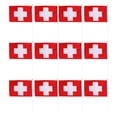 thumbnail image 2 of Guardoinrt 12 Pcs Drapeaux Bannière Drapeau de Fierté Nationale Suisse, 2 of 9