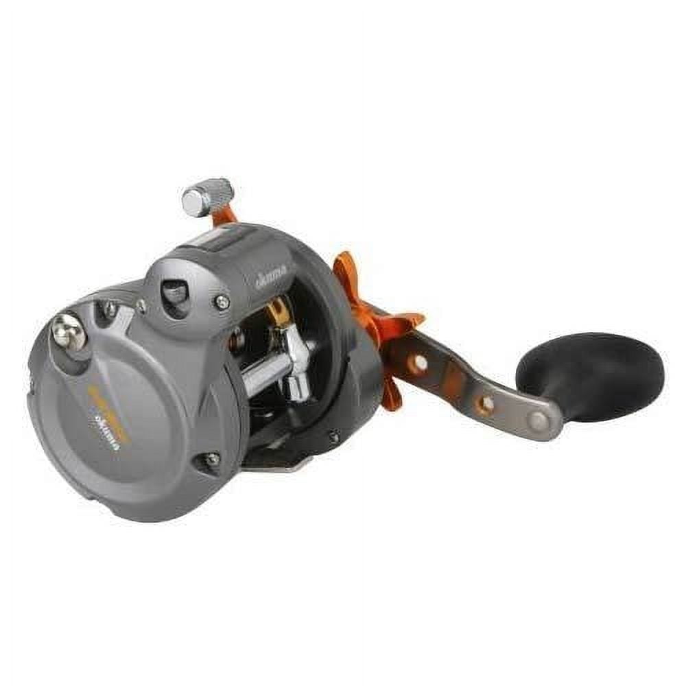 Okuma Cold Water Star Drag Line Counter 5.1:1 Fishing Reel, Left Hand,  CW-203DLX