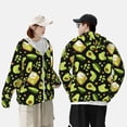 thumbnail image 4 of Fotbe Avocado Toast Chaqueta con Protección Solar UPF 50+ para Hombre y Mujer, Camisa con Capucha y Bolsillos-Large, 4 of 7