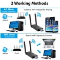 thumbnail image 3 of EASTIN USB-WiFi-Adapter-1300Mbps--3-0-Wireless-Network-Dongle-High-Gain-Dual-Band-2dBi-Antenna-PC-Desktop-Laptop-2-4GHz-5GHz-Support-Windows-Mac-Andro, 3 of 9