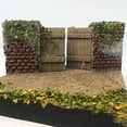 thumbnail image 3 of Realistic Miniature Leaves Simulation Leaves for DIY Mini Model Railway Fairy Garden Architecture Diorama Scenery Landscape Layout Halloween Village Accessories, Pack of 4, 3 of 9
