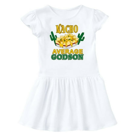 

Inktastic Nacho Average Godson with Nachos and Cacti Gift Baby Girl Dress