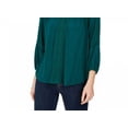 thumbnail image 3 of Style & Co Women's Lace-Back Crochet Top Green Size Extra Small, 3 of 3