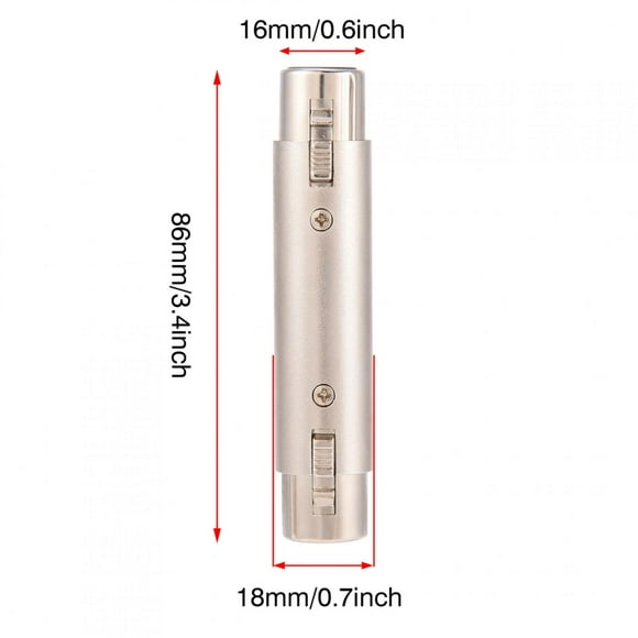 Loewten 2Pcs XLR Female To Female, XLR Connector, For Microphones Players