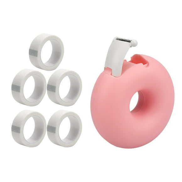 Cinta para Injerto de Pestañas Shamjiam 6X Rosa Azul Cortador de Cinta