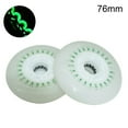 thumbnail image 2 of Lomubue 2Pcs 80/76/72mm In-line Speed Skate Skating LED Light Flashing Roller Wheels, 2 of 10