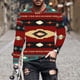 thumbnail image 1 of Blusas y camisas de manga larga con cuello redondo para hombre, blusa informal de moda con estampado de cuello redondo y manga larga, blusa estampada para hombre, blusa de poliéster, 1 of 5