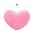 thumbnail image 2 of YujiCraft 6-inch Plush Heart Shape Cushion Throw, Decorative Back Pillows, Valentine's Day Gift for Her,Pink, 2 of 5