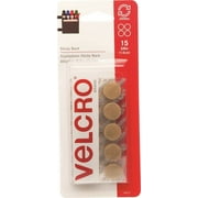 Sticky Back Fasteners, Beige, 5/8" Coins, 15 Ct., Velcro, 90071
