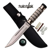 Survivor Filter 5" Serrated Tactical Knife