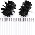 thumbnail image 1 of Juegos de limpiadores de conductos de secadora de 24 pies, quitapelusas, cepillo de limpieza de chimenea flexible reutilizable con accesorio de taladro, 1 of 5