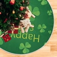 thumbnail image 5 of Coolnut St. Patricks Christmas Tree Skirt Home Decoration Large Round Christmas Tree Skirt for Holiday Party Home Christmas Day Ornaments,35.4", 5 of 6