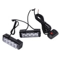 thumbnail image 1 of Barra de lámpara de advertencia, 24 W, 12 V, 8 LED, luz estroboscópica de advertencia de peligro, luz estroboscópica de peligro de precaución, confiable y duradera, 1 of 9