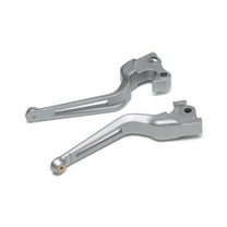 Kuryakyn 6668 Motorcycle Handlebar Accessory: Clutch and Brake Trigger Levers for 2014-19 Harley-Davidson XL Motorcycles, Silver, 1 Pair