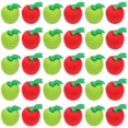 thumbnail image 1 of 36pcs Apple Erasers For Kids: Fruit Erasers Toy Classroom Welcome Back To School Teacher Counting Math Manipulative Supplies Stationary Birthday Party, 1 of 3