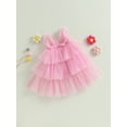 thumbnail image 3 of Bagilaanoe Toddler Baby Girl Summer Dress Sleeveless A-line Princess Dresses 6M 9M 12M 24M 3T 4T Kids Casual Swing Sundress, 3 of 8