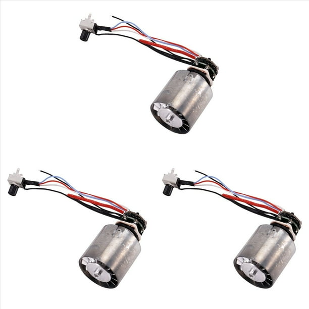 3X Motor Sin Escobillas de 130000 RPM, Motor de Ventilador con Placa de Transmisión para Ventilador Sin Escobillas, Ventilador Violento, Motor Sin Escobillas