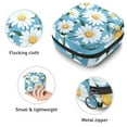 thumbnail image 3 of Daisy Sanitary Napkin Purse Storage Bag Zipper Pouch School Supplies Small Treat Pouch 4.7x6.6x6.6 in Made of Velvet, Sponge, 3 of 6