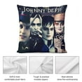 thumbnail image 5 of Johnny Depp Pillow Case Soft Pillow Cover Pillowcase Decorative Cushion Cover Home Decor 26 "x26 ", 5 of 8