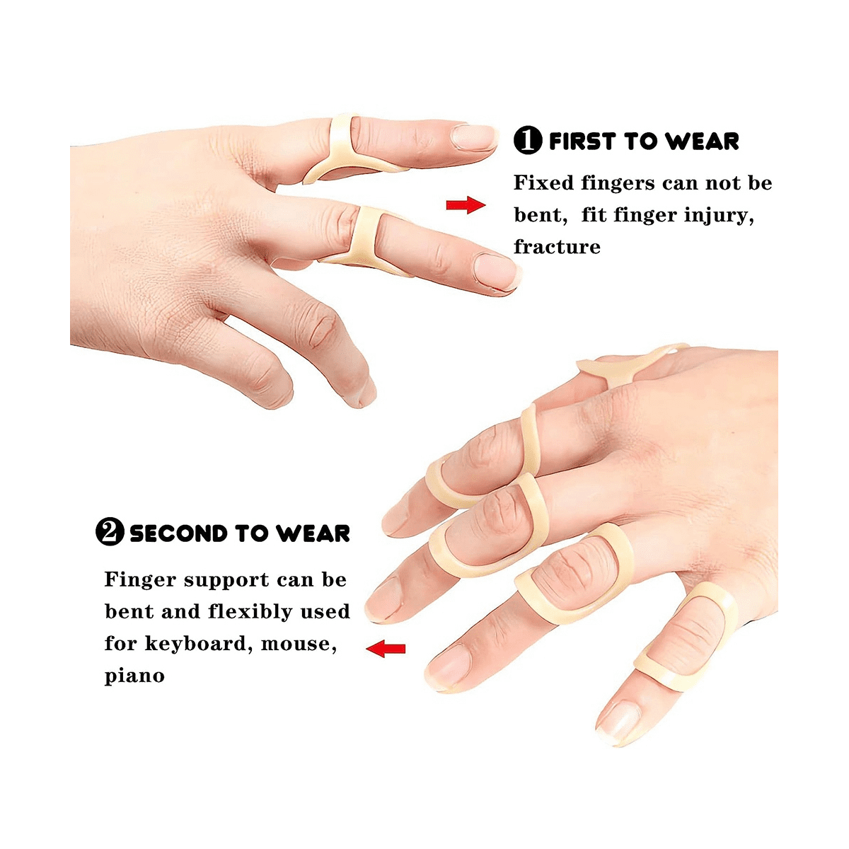 Trigger Finger Protection 5 PCS Trigger Finger Splint, Support and Protection for Arthritis ...