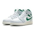 thumbnail image 2 of Jordan GRADE SCHOOL Jordan 1 Mid GS "White Pure Platinum Pine Green" DQ8423 142 from Stadium Goods, 2 of 8