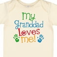 thumbnail image 4 of Inktastic My Granddad Loves Me Boys or Girls Baby Bodysuit, 4 of 5