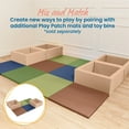 thumbnail image 5 of ECR4Kids SoftZone Play Patch Activity Mat Squares, Modular Playmat, Earthtone, 4-Pack, 5 of 9