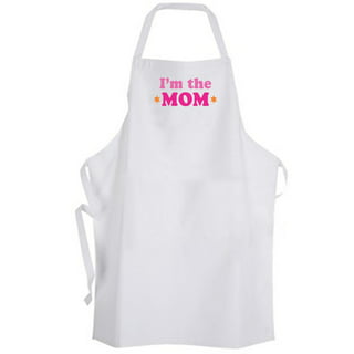 BASHOUT Mother, Daughter Apron Set | (2 pcs) Mama Chef plus Mini Chef  Matching Aprons | Cooking Baking Adjustable Mom and Child Pink Aprons |  Mother's