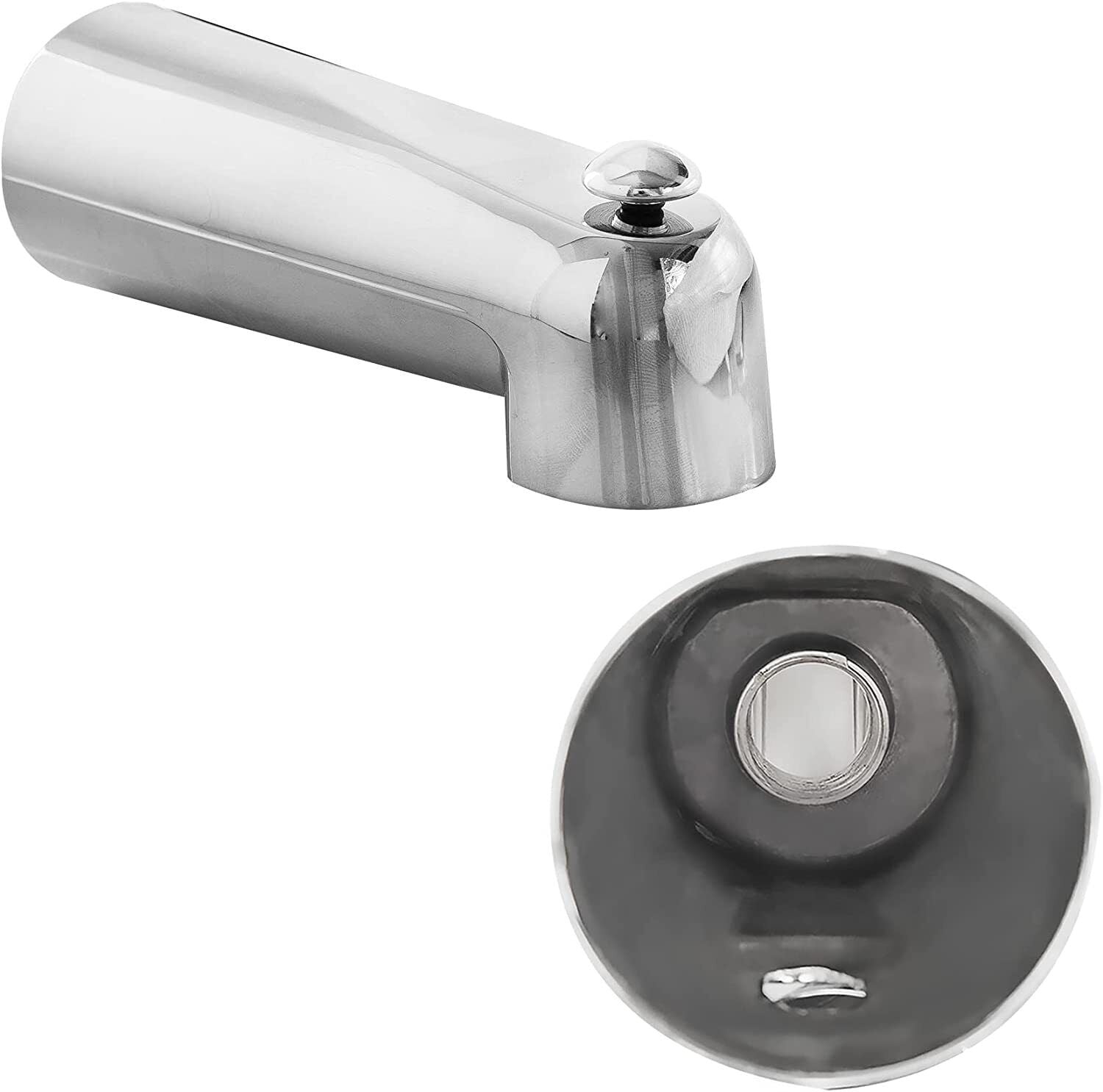 IPS Inside Thread 7 1/2" Universal Bathroom Tub Spout w/ Diverter Heavy