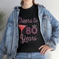 thumbnail image 2 of Cheers To 80 Years 80th Birthday Design T-shirt, 2 of 2