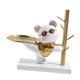 thumbnail image 5 of Estatua de animal con bandeja de almacenamiento, llavero, figurita, regalo, organizador de escritorio, artículos diversos Oso, 5 of 9