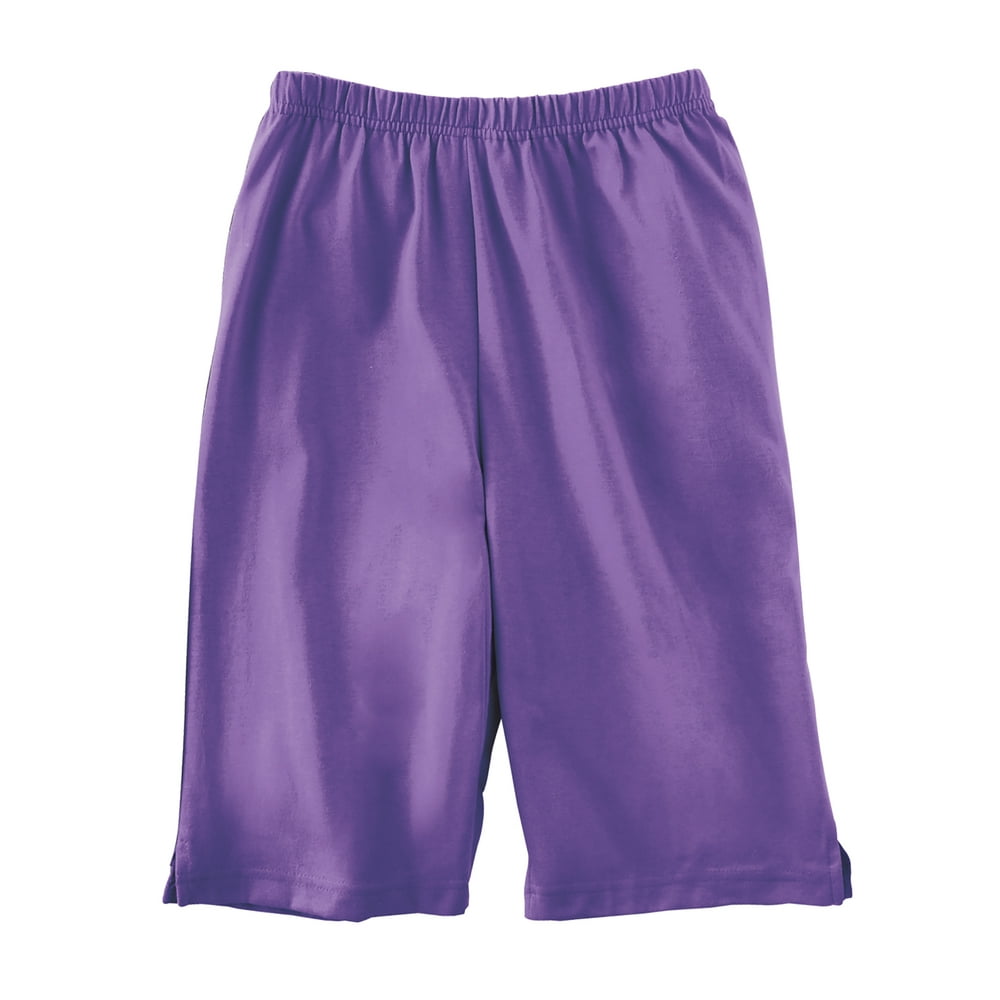 Collections Etc. Collections Etc Women's Bermuda Style Elastic Waist