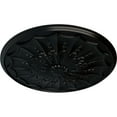 thumbnail image 3 of Ekena Millwork 27 1/8"OD x 2 5/8"P Artis Ceiling Medallion, Hand-Painted Jet Black, 3 of 5