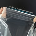 thumbnail image 6 of HengDidi Zippered Transparent Garment Rack Protector Cover - Heavy Duty Dust Resistant Storage Solution with Full Length Zipper for Clothing Organization, 6 of 7