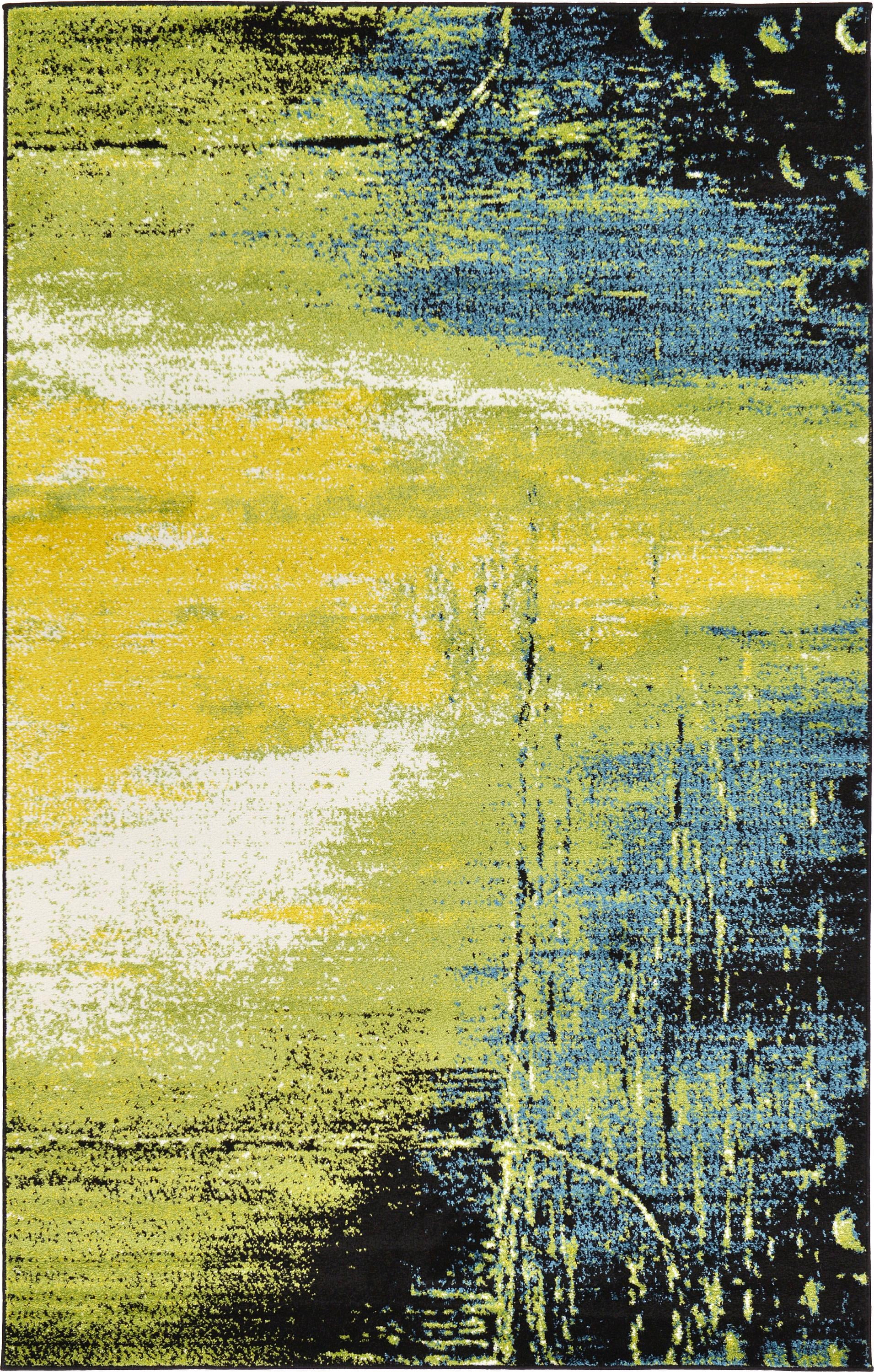 Unique Loom Copenhagen Lyon Modern Abstract Area Rug or Runner