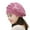 Purple, variant on Hontri French Beret Hat Fashion Womens Flower Knit Crochet Beanie Hat Winter Warm Cap Beret Beret Hats