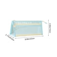 thumbnail image 3 of Zipper Pouches for Organizing,Mesh Zipper Pouch Bags,Mesh Nylon Storage Bag with Zipper,9IN Small Makeup Bag Toothbrush Toothpaste Cosmetic(Blue), 3 of 6