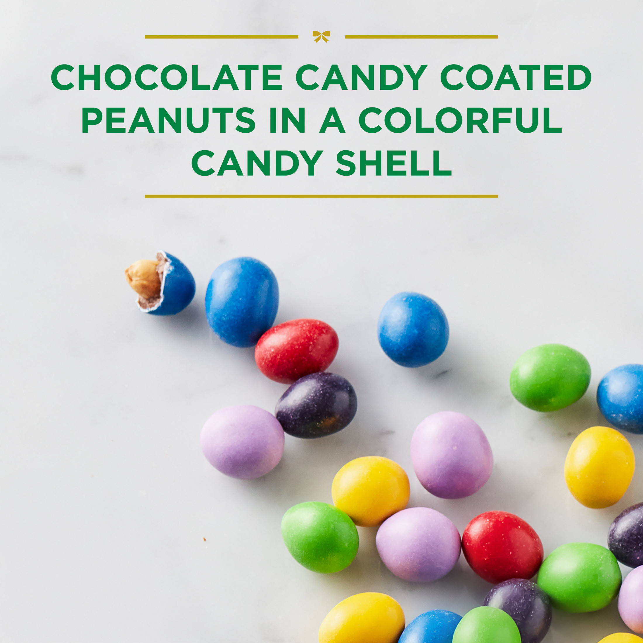 RUSSELL STOVER Sugar Free Chocolate Candy Coated Peanuts, 7.5 oz. bag