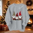 thumbnail image 2 of NSLGXD Women's Christmas Sweatshirt Cute Gnomes Print Crewneck Long Sleeve Casual Fall Winter Holiday Tops S-2XL, 2 of 9