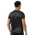 thumbnail image 5 of Ropa masculina para hombre, cuello en V, manga corta, satén, informal, cómoda, camiseta, pijamas sueltos, Tops, ropa de dormir, ropa de dormir, 5 of 5
