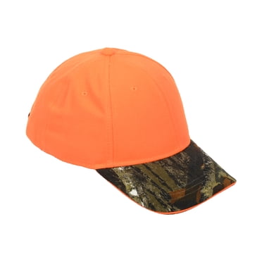 Catalonia Classic Orange Hunting Hat for Men, Adjustable Neon Cotton Baseball Cap for Outdoor