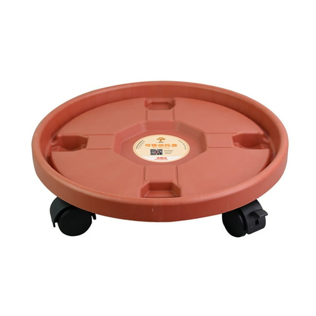 Plateau en Plastique Support Mobile Support de Pots de Fleurs Roues pour Femmes Filles Amovible Portable Support de Plante