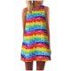 thumbnail image 1 of WILLBEST Vestidos de Verano para Mujer Vintage Boho Verano sin Mangas Playa Estampado Mini Vestido Corto Extra Grande, 1 of 3