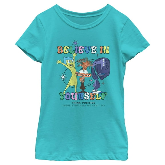 Girl's Inside Out 2 Believe In Yourself Trio  Graphic T-Shirt