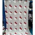 thumbnail image 2 of Hello Kitty Christmas Ghost Plush Sanrio Anime Cartoon Large Flannel Blanket Sofa Nap Blanket Bed Sheet Kawaii Festival Gift, 2 of 12