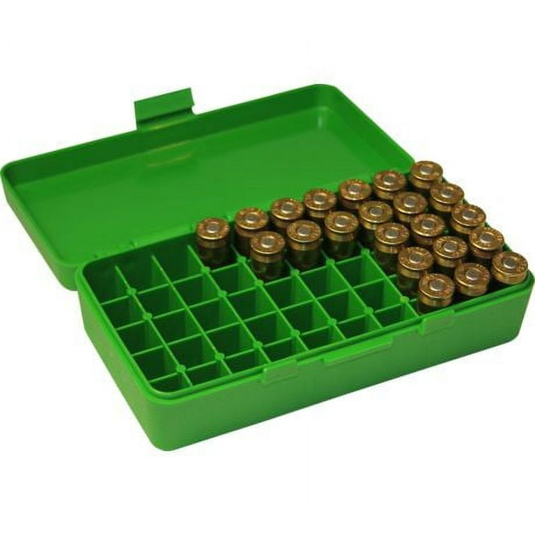 Hinge-Top Ammo Boxes - 50 Round Capacity