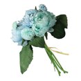 thumbnail image 3 of Worallymy Paquete de flores de peonía artificial ramo de peonía de simulación adorno para el hogar decoración floral de flores falsas de seda azul Worallymy JD735805035, 3 of 6