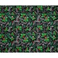 thumbnail image 4 of oneOone Polyester Spandex Black Fabric Merry Christmas Craft Projects Decor Fabric Printed By The Yard 56 Inch Wide, 4 of 4