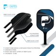 thumbnail image 4 of Pro Freedom Tournament Ready Pickleball Paddle | Fibre Glass, Honey Comb Design Indoor, Outdoor Play Lightweight Racket | Ideal For Women & Men - All Skill Level (Pack Of 2), 4 of 5